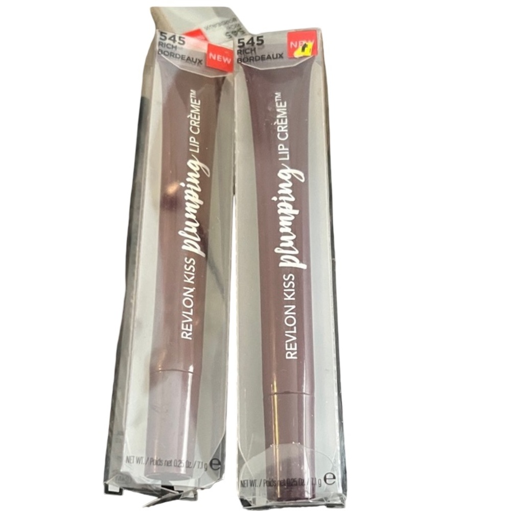 Revlon Kiss Plumping Lip Crème Bordeaux 2 pack